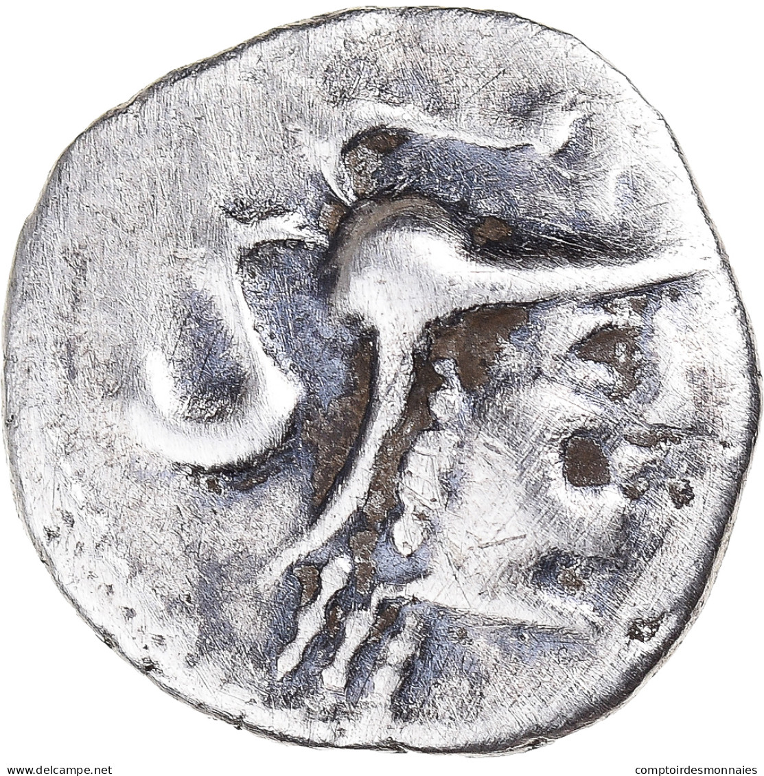 Monnaie, Aulerques Cenomans, Denier, Ca. 80-50 BC, Le Mans, TTB+, Argent - Gauloises