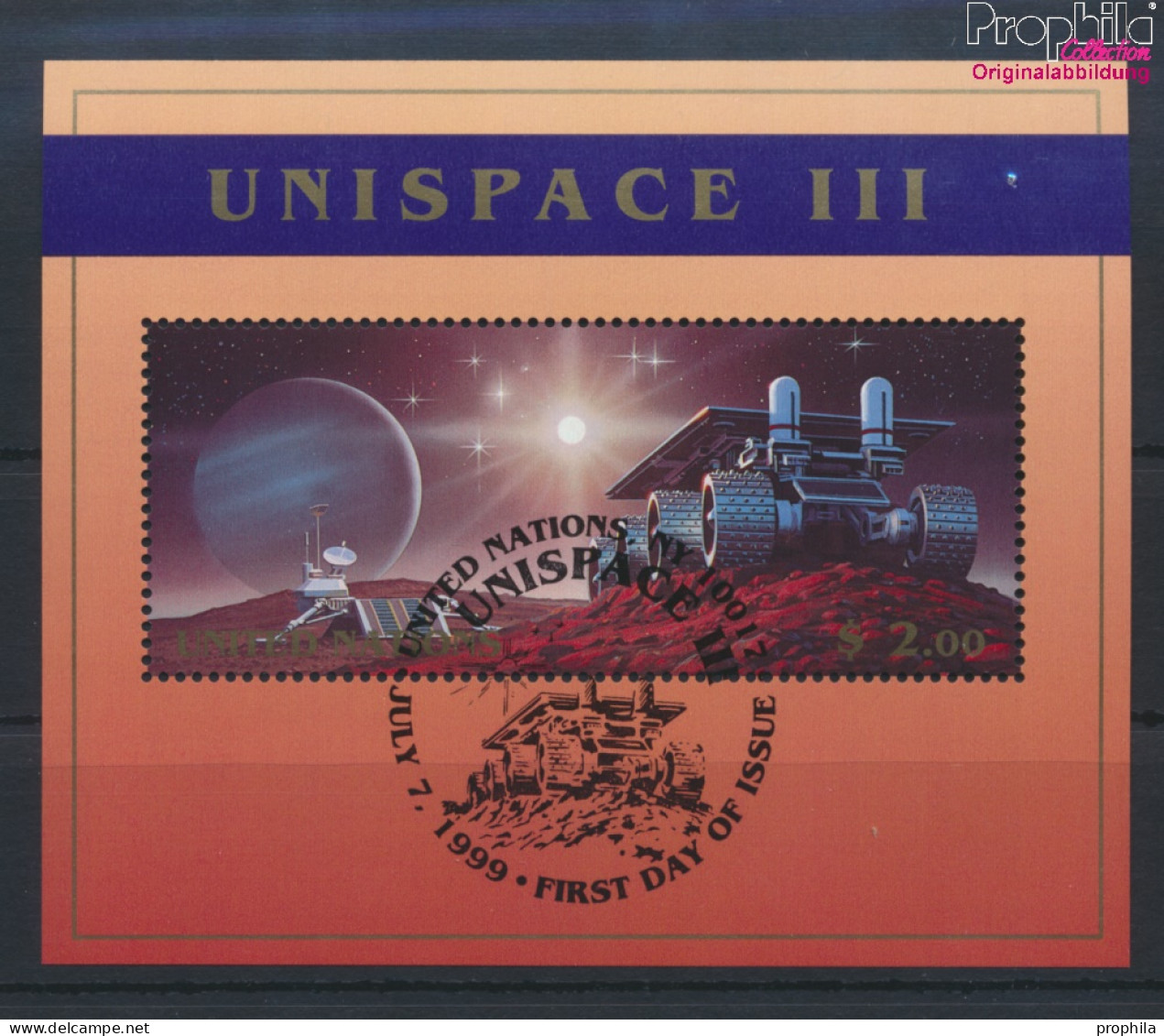 UNO - New York Block16 (kompl.Ausg.) Gestempelt 1999 UNISPACE III (10063924 - Oblitérés