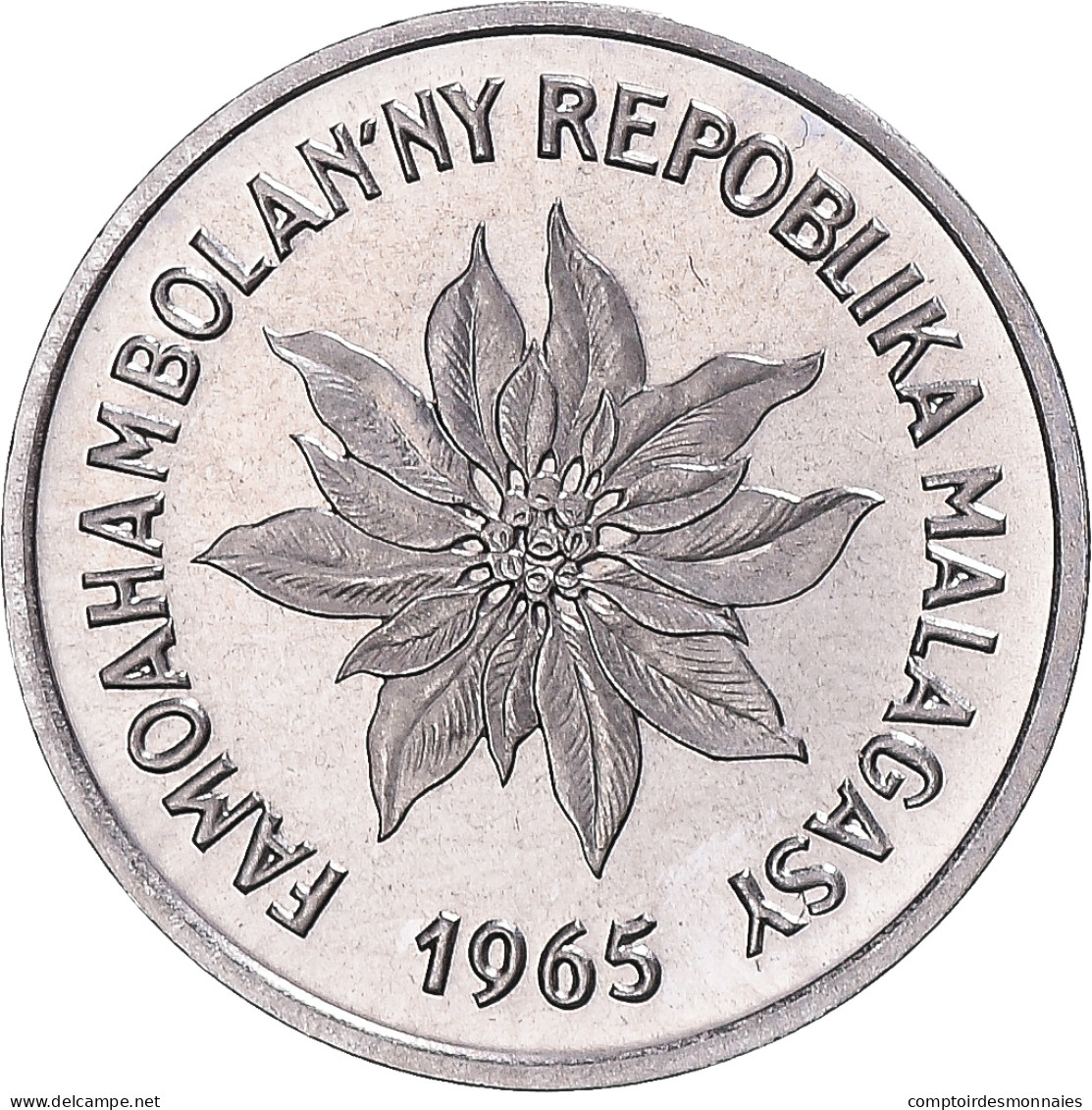 Monnaie, Madagascar, Franc, 1965, Paris, ESSAI, FDC, Acier Inoxydable, KM:E6 - Madagascar