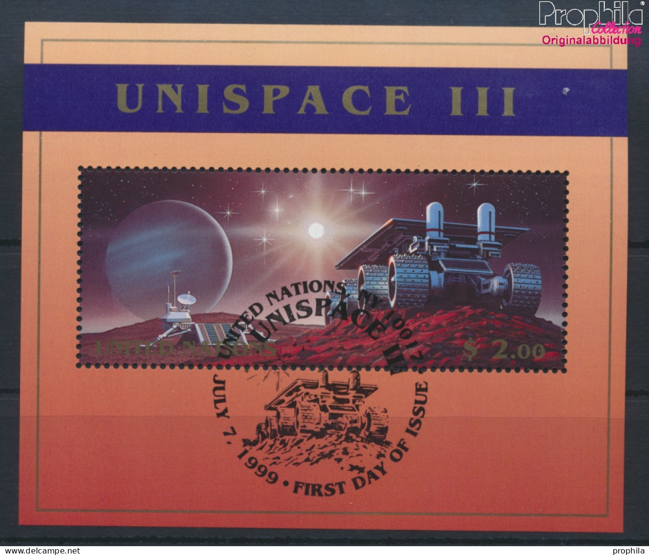 UNO - New York Block16 (kompl.Ausg.) Gestempelt 1999 UNISPACE III (10063927 - Oblitérés