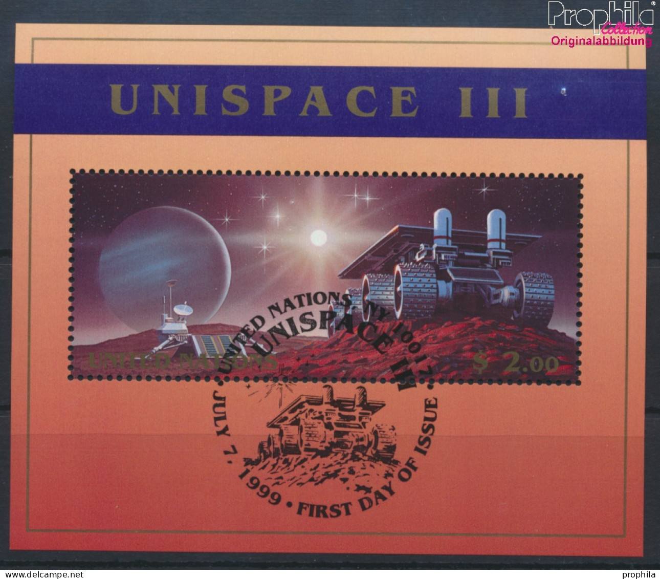 UNO - New York Block16 (kompl.Ausg.) Gestempelt 1999 UNISPACE III (10063928 - Oblitérés