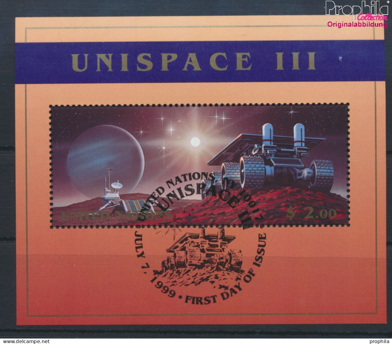 UNO - New York Block16 (kompl.Ausg.) Gestempelt 1999 UNISPACE III (10063930 - Oblitérés