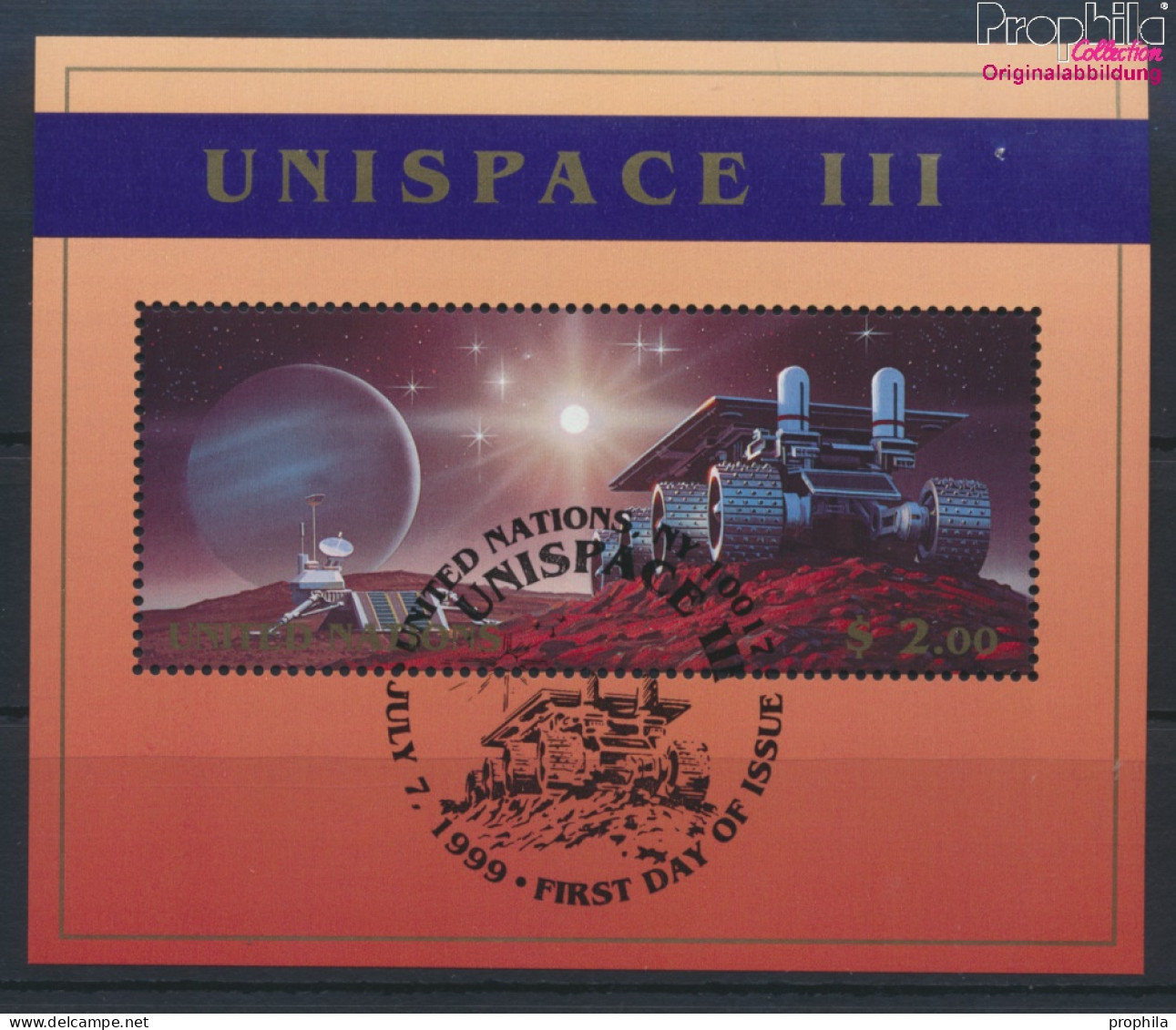 UNO - New York Block16 (kompl.Ausg.) Gestempelt 1999 UNISPACE III (10063931 - Oblitérés