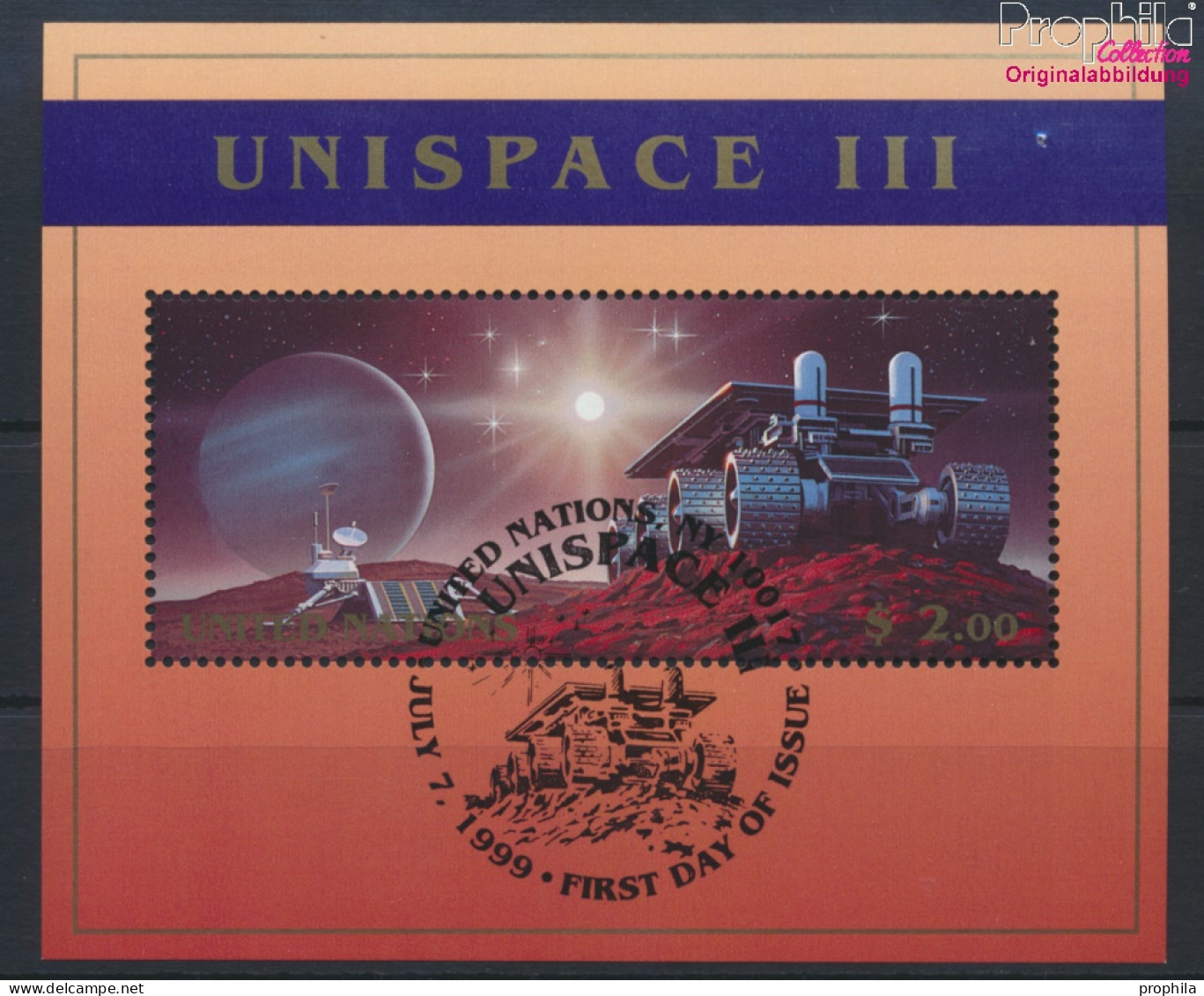 UNO - New York Block16 (kompl.Ausg.) Gestempelt 1999 UNISPACE III (10063938 - Oblitérés