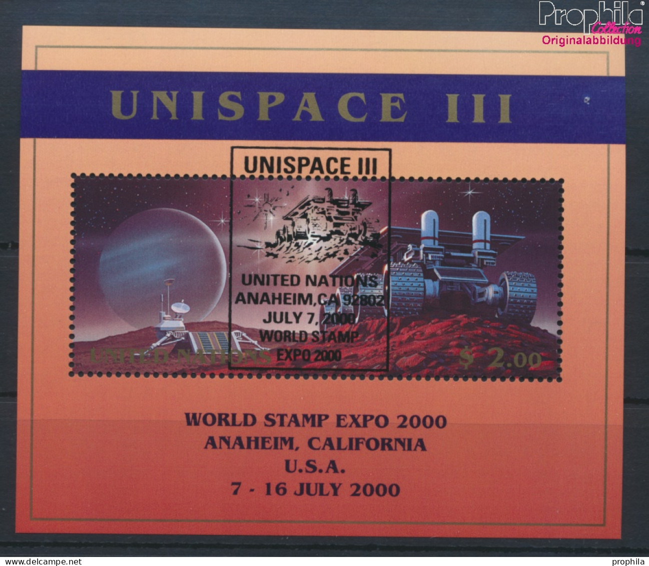 UNO - New York Block16I (kompl.Ausg.) Gestempelt 1999 UNISPACE III (10063947 - Oblitérés