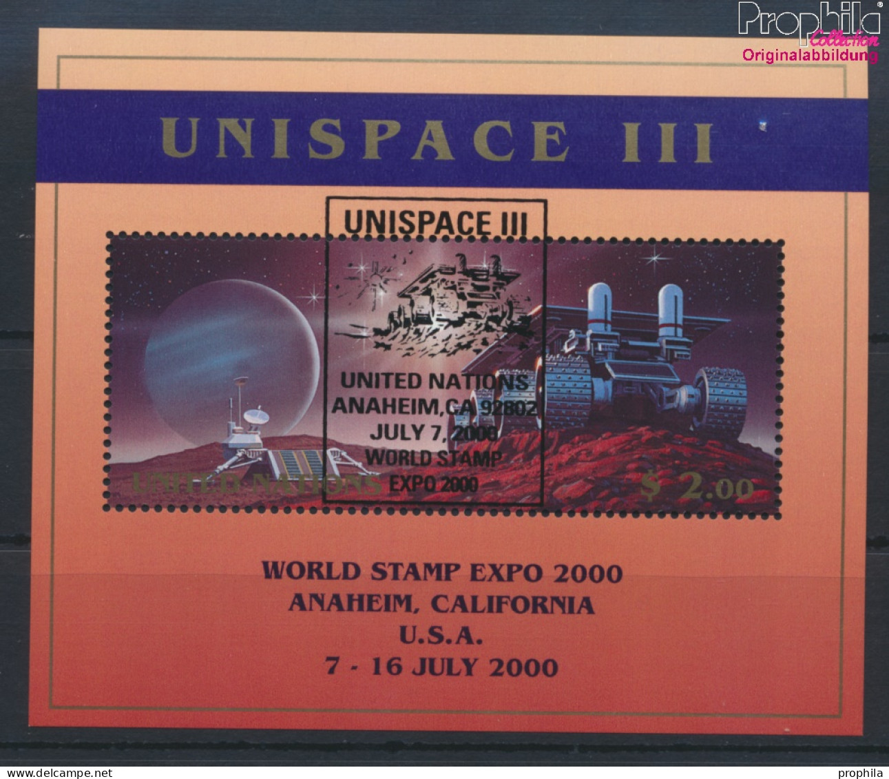 UNO - New York Block16I (kompl.Ausg.) Gestempelt 1999 UNISPACE III (10063948 - Oblitérés