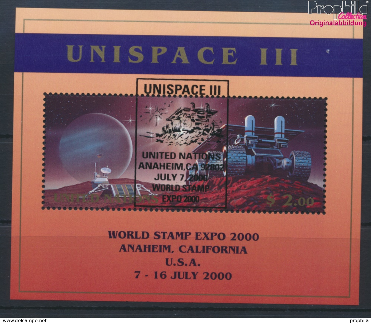 UNO - New York Block16I (kompl.Ausg.) Gestempelt 1999 UNISPACE III (10063949 - Oblitérés