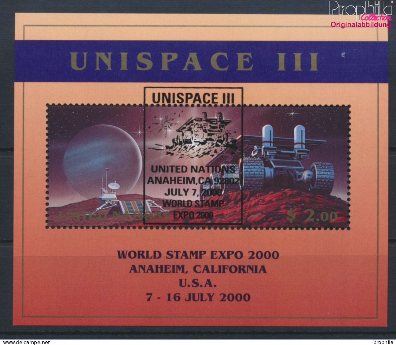 UNO - New York Block16I (kompl.Ausg.) Gestempelt 1999 UNISPACE III (10063952 - Oblitérés