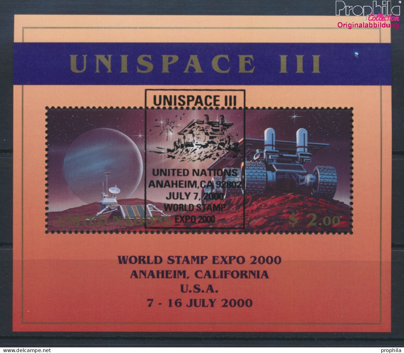 UNO - New York Block16I (kompl.Ausg.) Gestempelt 1999 UNISPACE III (10063954 - Oblitérés