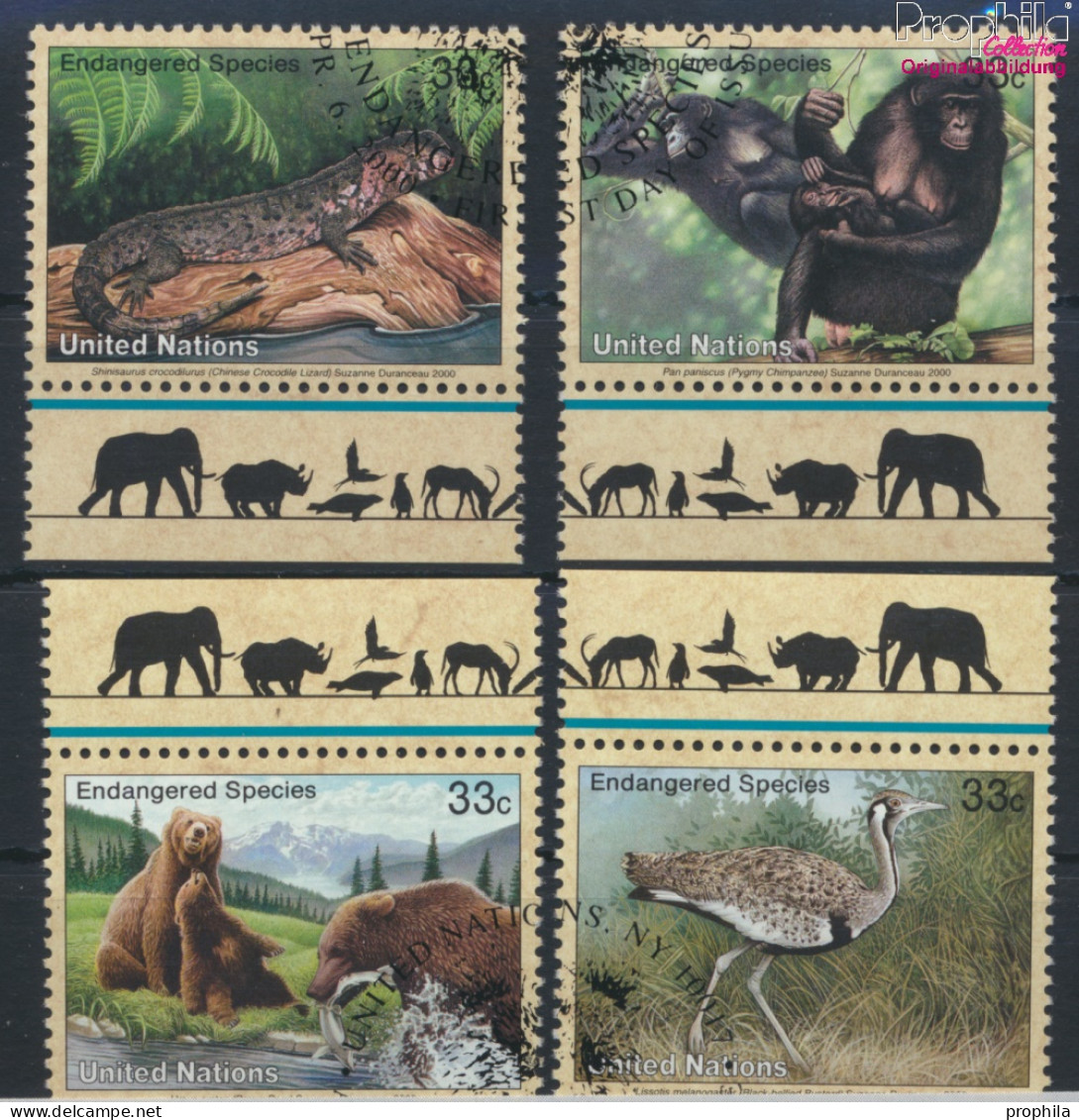 UNO - New York 831-834 (kompl.Ausg.) Gestempelt 2000 Gefährdete Tiere (10064414 - Used Stamps