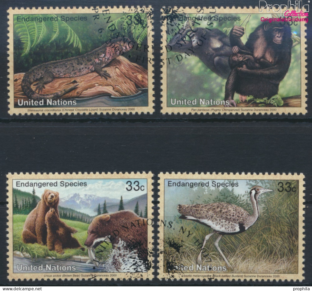 UNO - New York 831-834 (kompl.Ausg.) Gestempelt 2000 Gefährdete Tiere (10064417 - Used Stamps