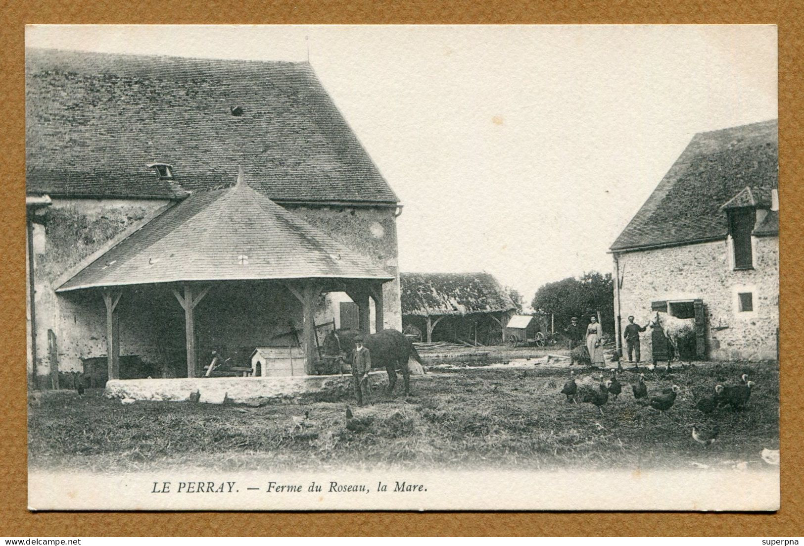 LE PERRAY  (78)  : " FERME DU ROSEAU - LA MARE " - Le Perray En Yvelines