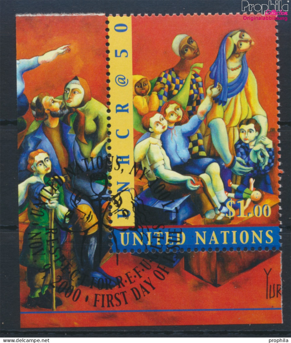 UNO - New York 855 (kompl.Ausg.) Gestempelt 2000 Flüchtlingskommissar (10064374 - Gebruikt