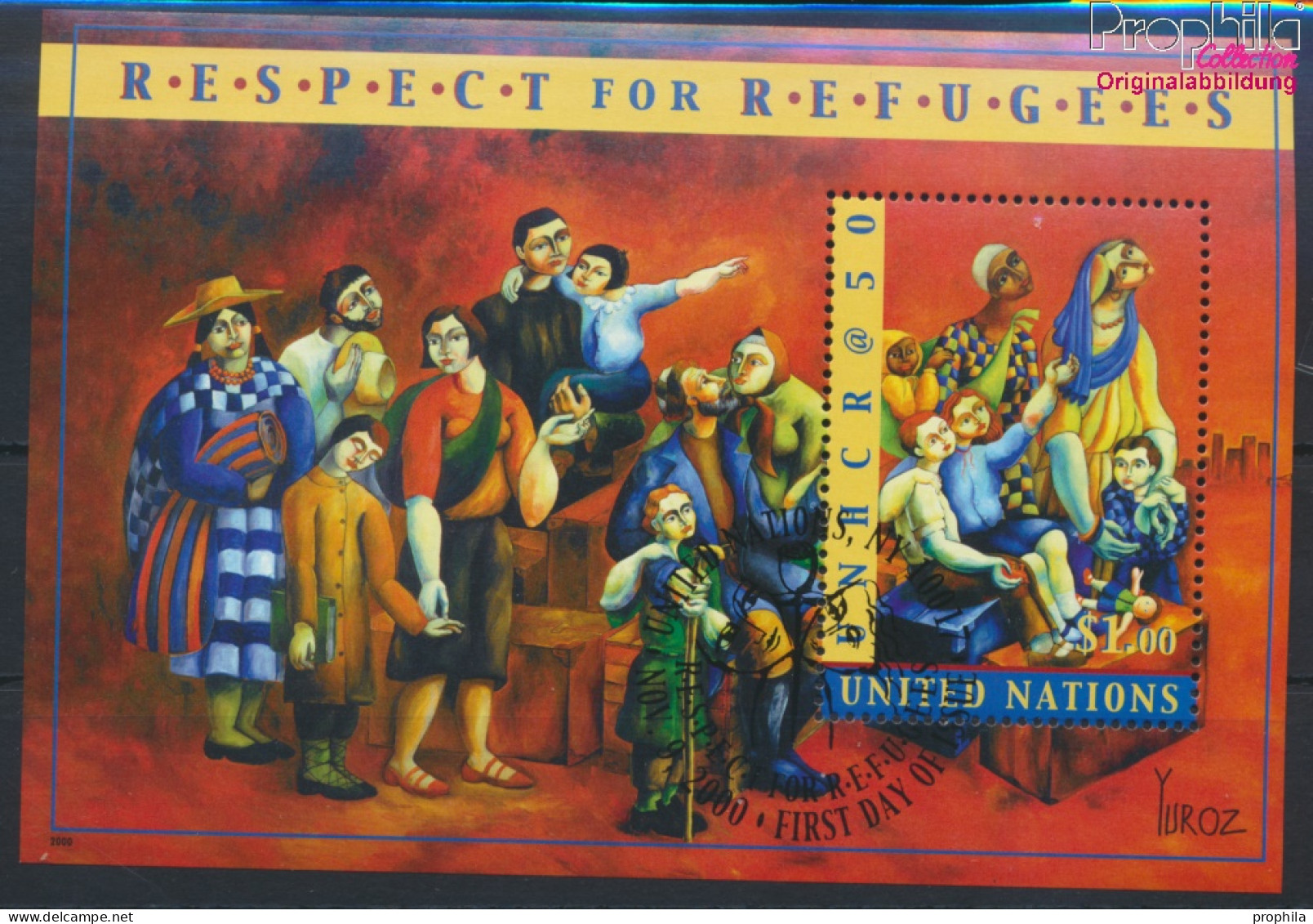 UNO - New York Block20 (kompl.Ausg.) Gestempelt 2000 Flüchtlingskommissar (10064379 - Used Stamps