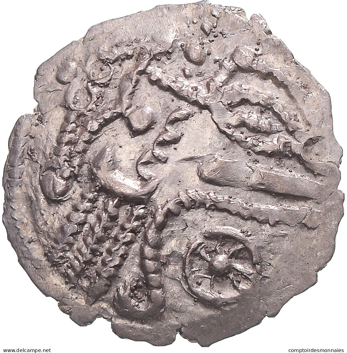 Monnaie, Gaule Belgique, Quinaire Lamellaire, 1st Century BC, Picardie, SUP - Gauloises