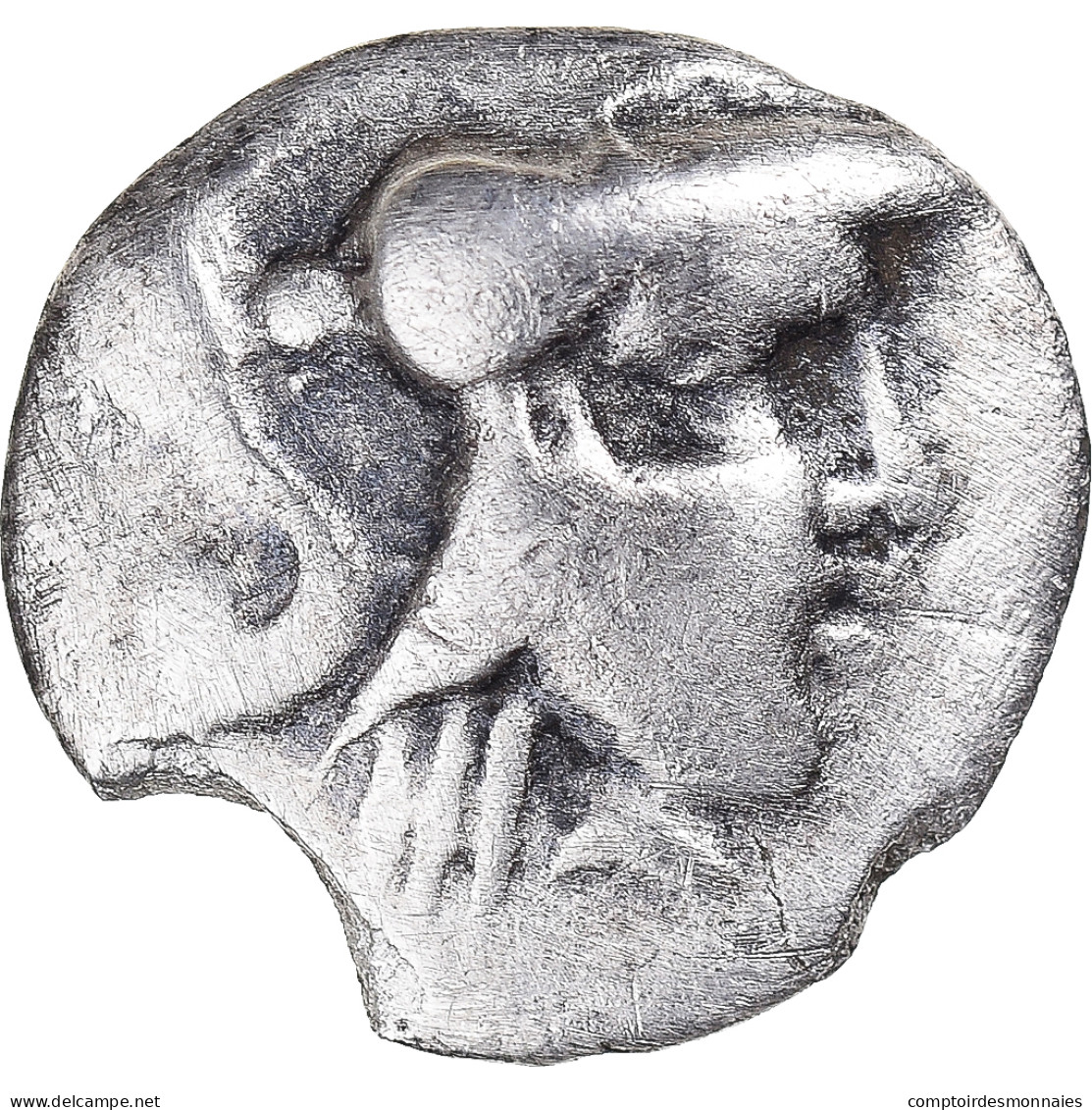 Monnaie, Aulerques Cenomans, Denier, Ca. 80-50 BC, Le Mans, TTB, Argent - Gauloises