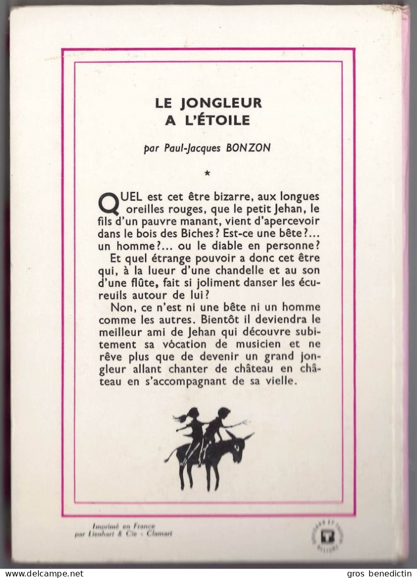 Hachette - Nouvelle Bibliothèque Rose N°194 - Paul-Jacques Bonzon - "Le Jongleur à L'étoile" - 1965 - #Ben&Brose&Div - Bibliothèque Rose