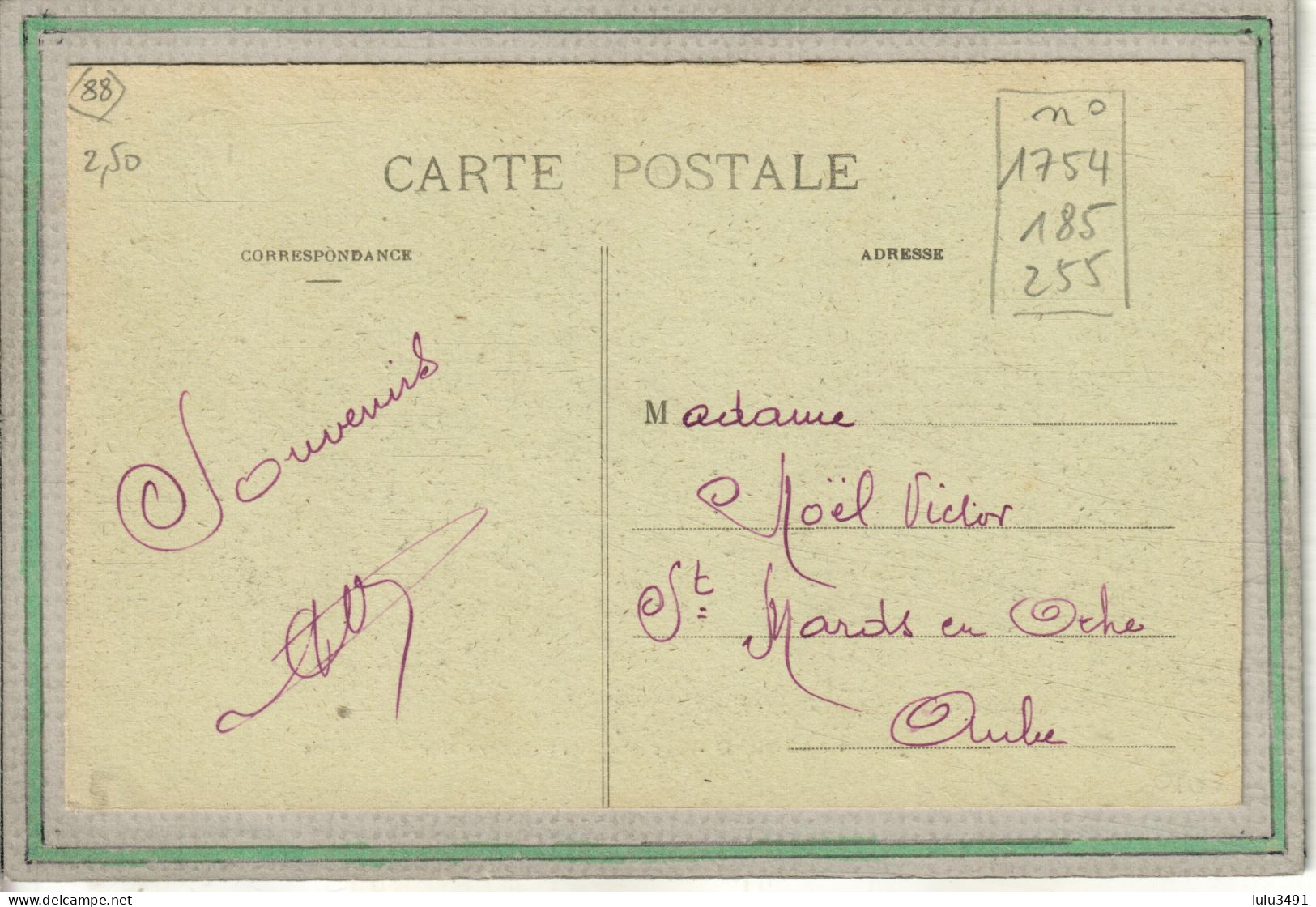 CPA - (88) ANOULD - Aspect Du Bourg En Vue Générale Prise De La Roche Du Sphinx - 1920 - Anould