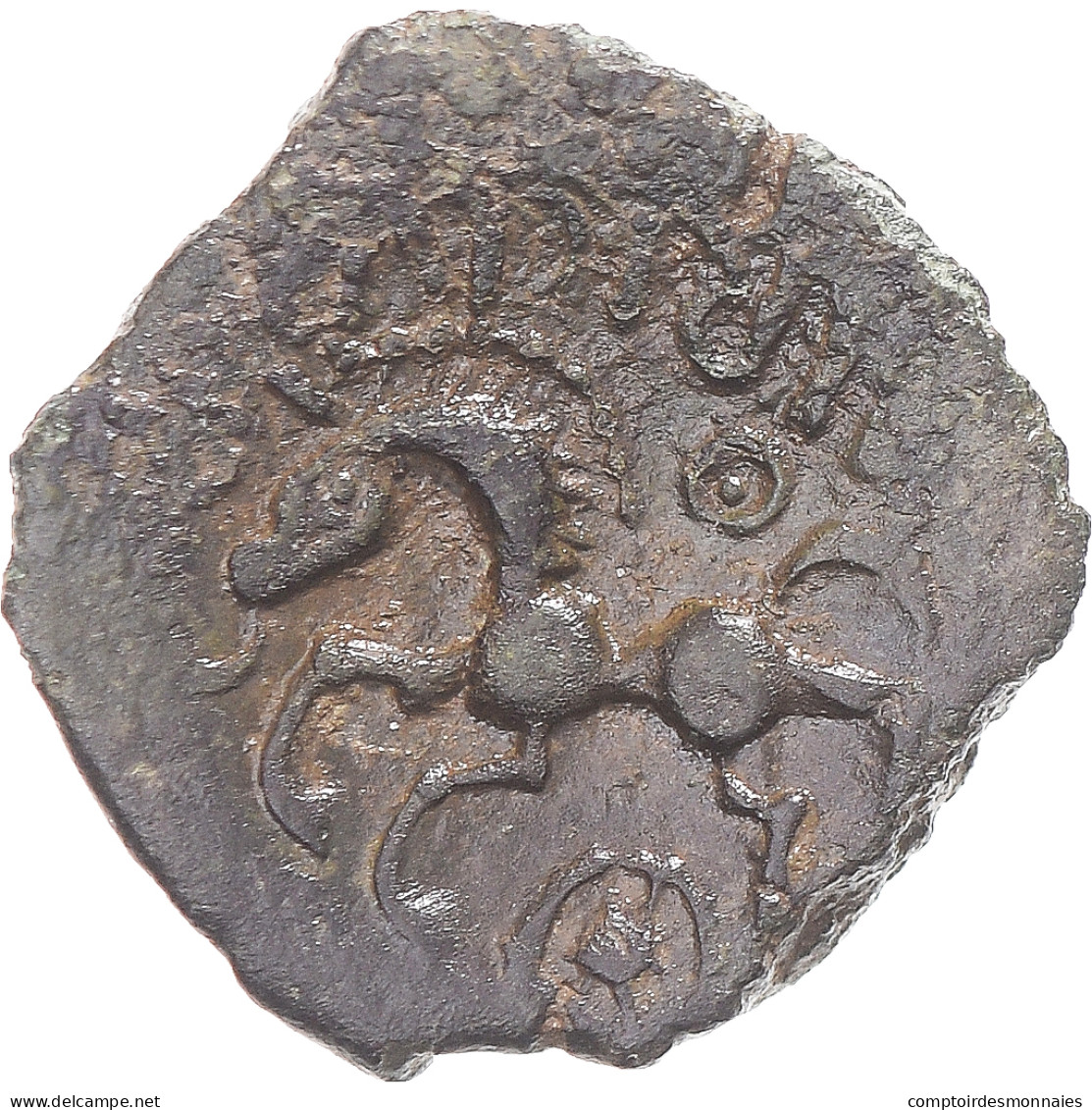 Monnaie, Pagus Catuslugi, Bronze Æ, TTB+, Bronze, Delestrée:505 - Gauloises