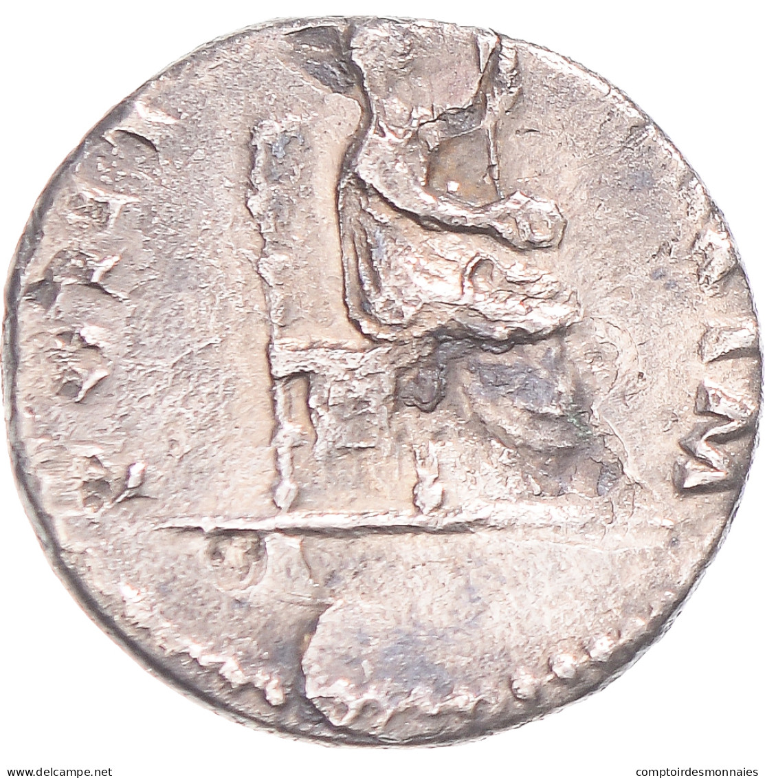 Monnaie, Vitellius, Denier, 69, Rome, TTB, Argent, RIC:107 - La Dinastia Flavia (69 / 96)