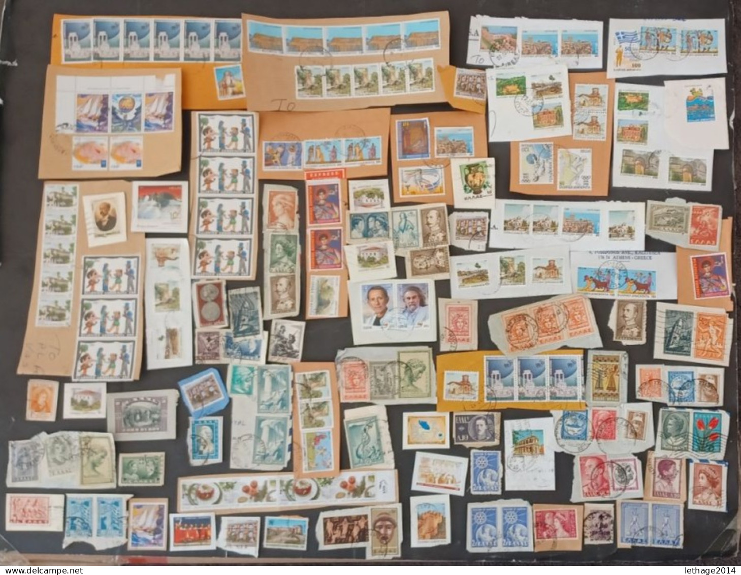 GREECE HELLAS GRECIA ΕΛΛΑΔΑ STOCK LOT MIX FRAGMANT 16 SCANNER - Collections