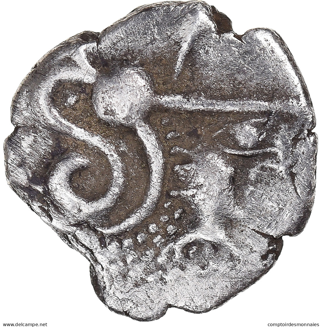 Monnaie, Aulerques Cenomans, Denier, Ca. 80-50 BC, Le Mans, TTB+, Argent - Gallië