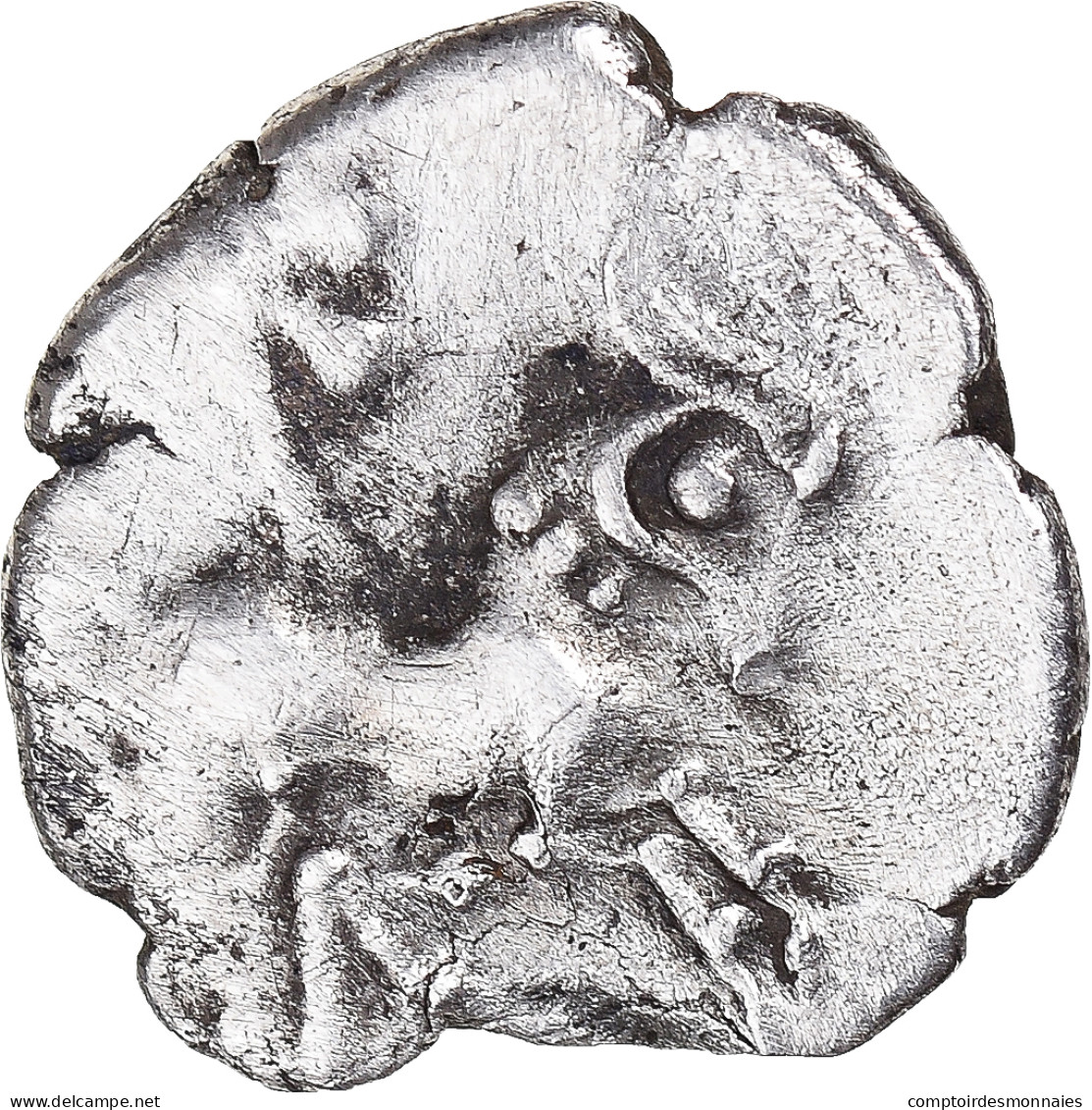 Monnaie, Aulerques Cenomans, Denier, Ca. 80-50 BC, Le Mans, TTB+, Argent - Gauloises