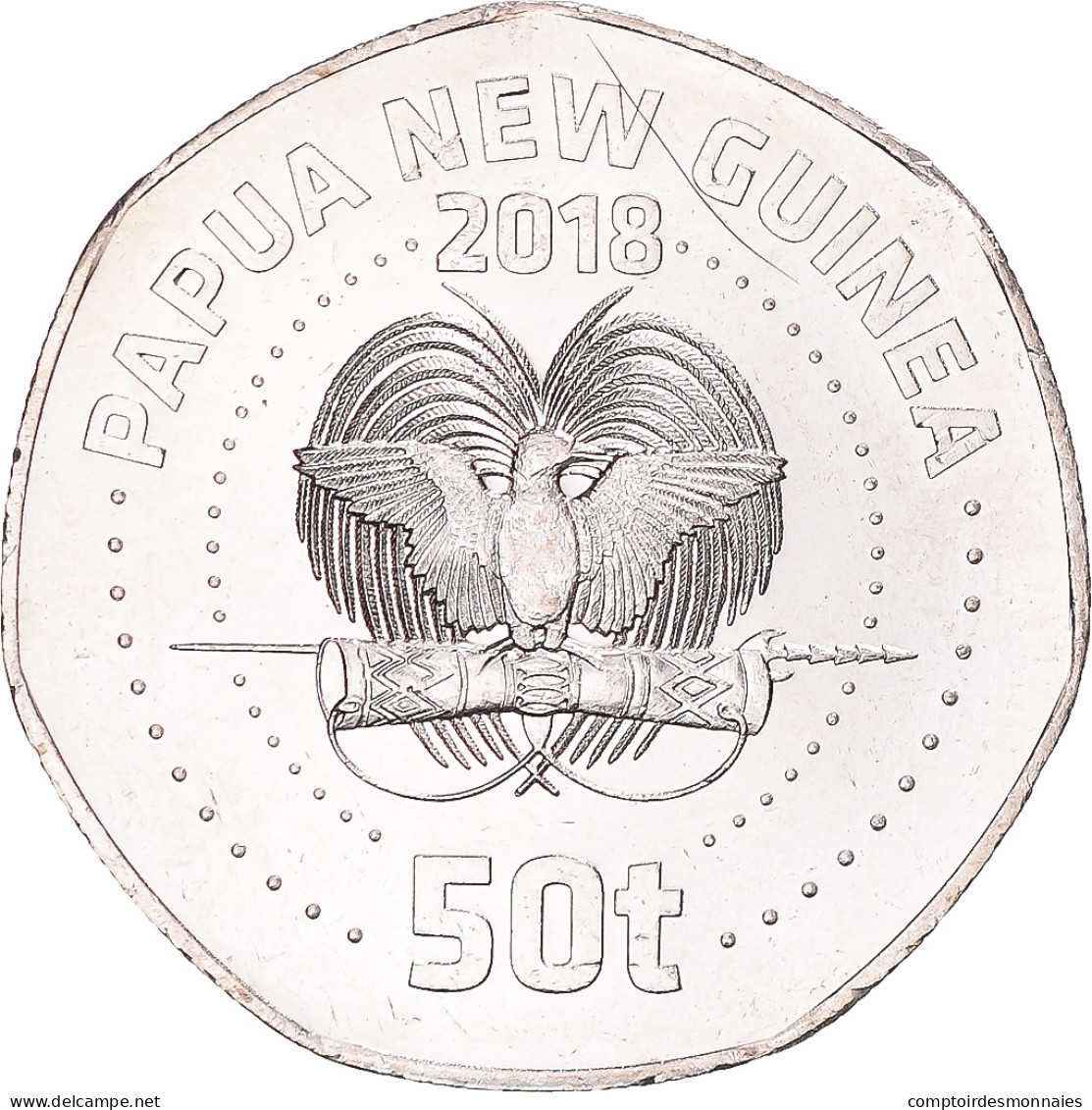 Monnaie, Papouasie-Nouvelle-Guinée, 50 Toea, 2018, Port Moresby, SPL, Du - Papouasie-Nouvelle-Guinée