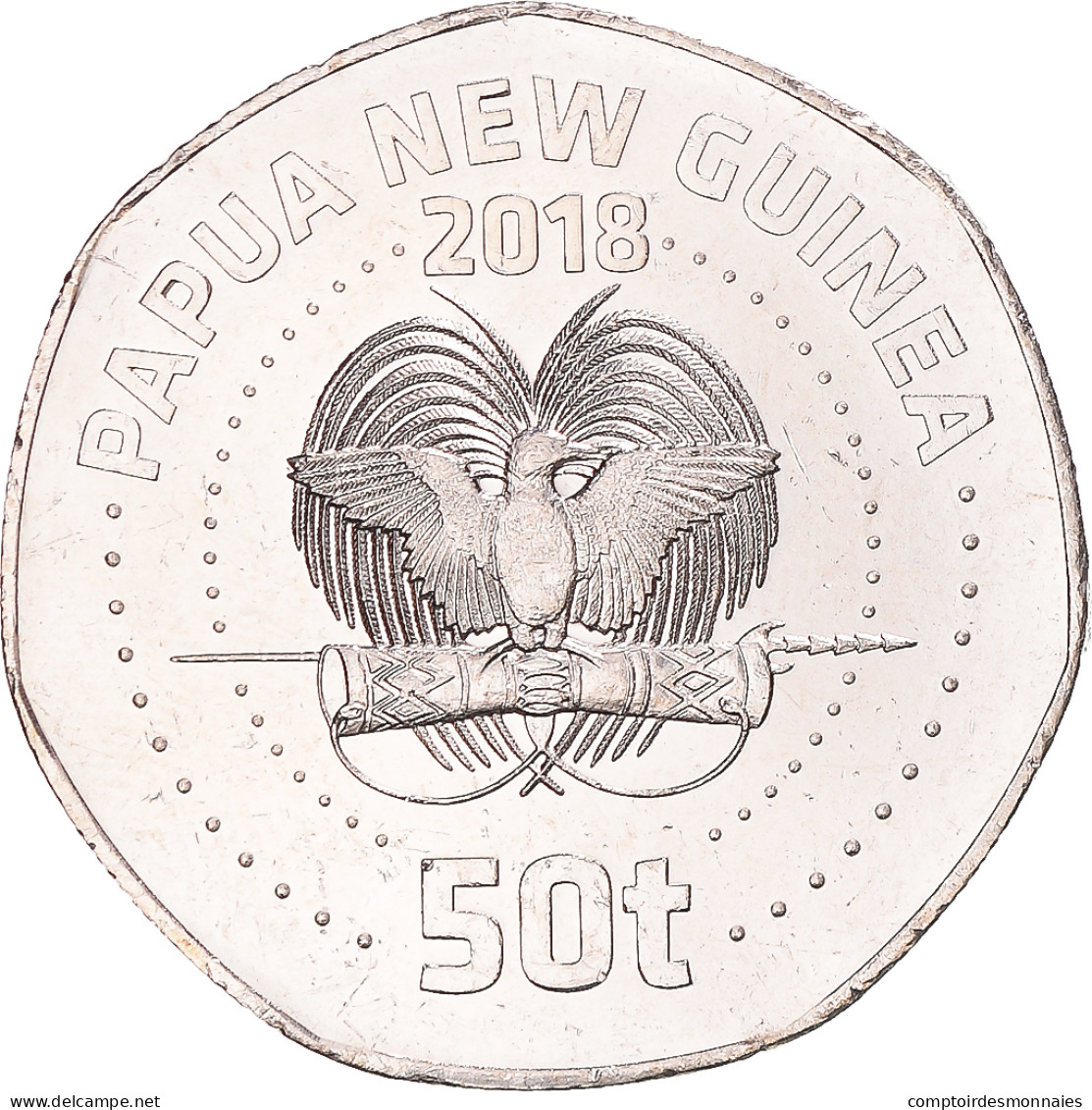 Monnaie, Papouasie-Nouvelle-Guinée, 50 Toea, 2018, Port Moresby, SPL, Du - Papua-Neuguinea