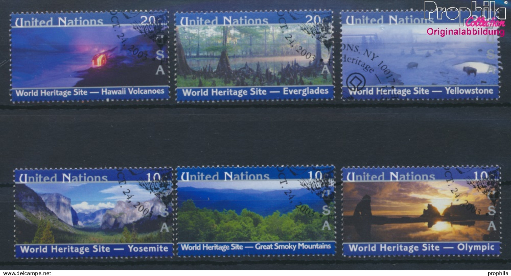 UNO - New York 934-939 (kompl.Ausg.) Gestempelt 2003 Vereinigte Staaten Von Amerika (10064242 - Used Stamps