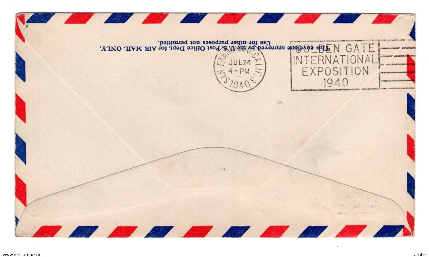 NUEVA ZELANDA CC 1940 PRIMER VUELO A USA VIA CANTON ISLAND FIRTS FLIGHT - Airmail