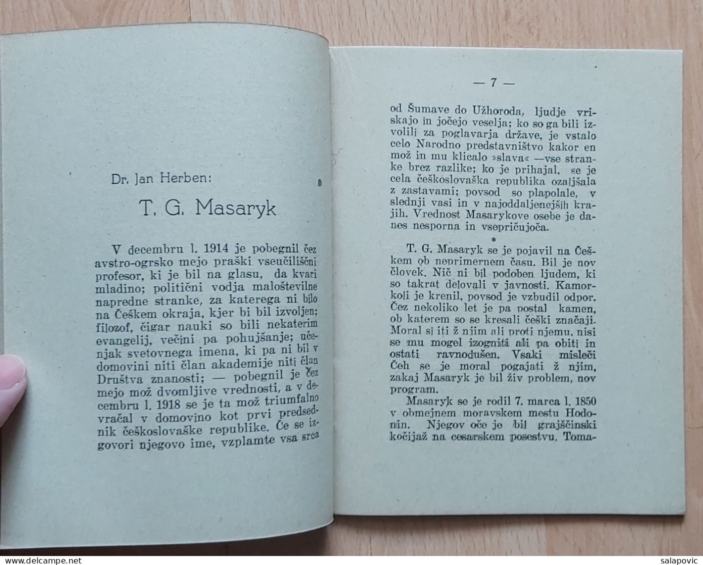 T. G. MASARYK, Dr Jan Herben, Prevel Božidar Borko, Maribor 1922 Sokol, Sokolska Zupa Maribor Kingdom Yugoslavia - Gymnastics