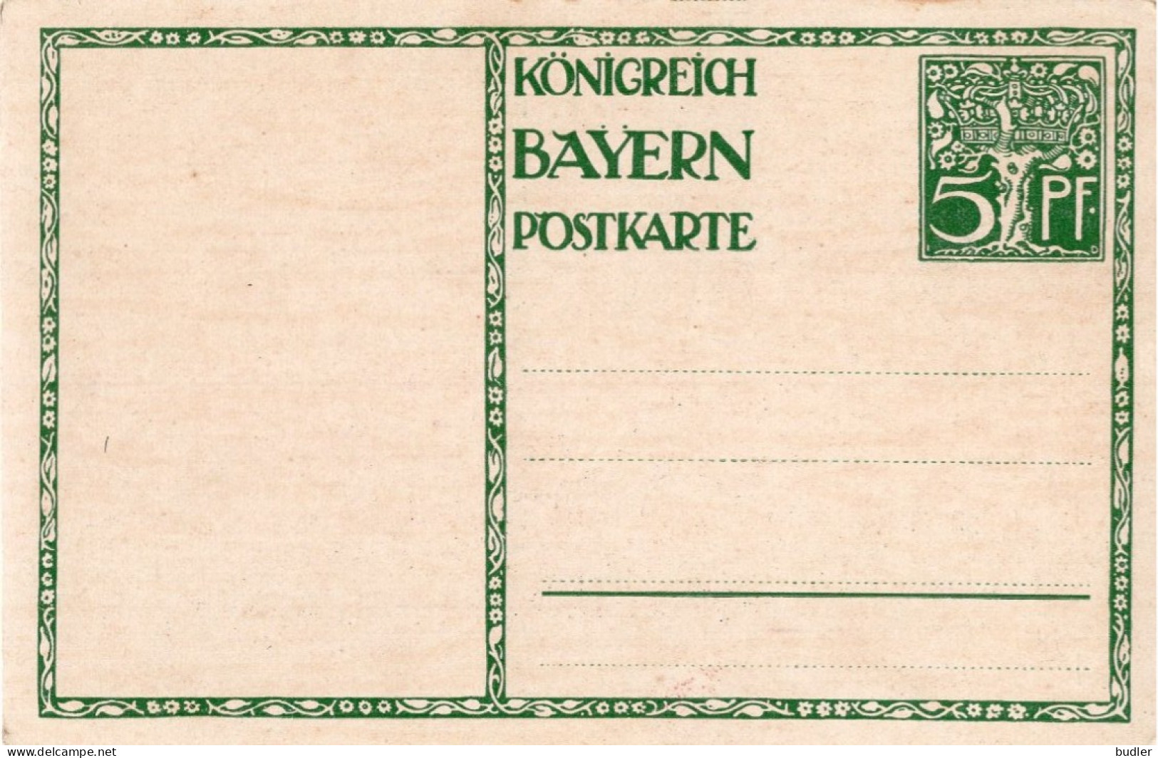 BAYERN - DEUTSCHLAND :1911: Ganzsache / Postal Stationery : CLOTHES,COIFFURE,  Bild Von / Image De M. DIEZ. - Muñecas