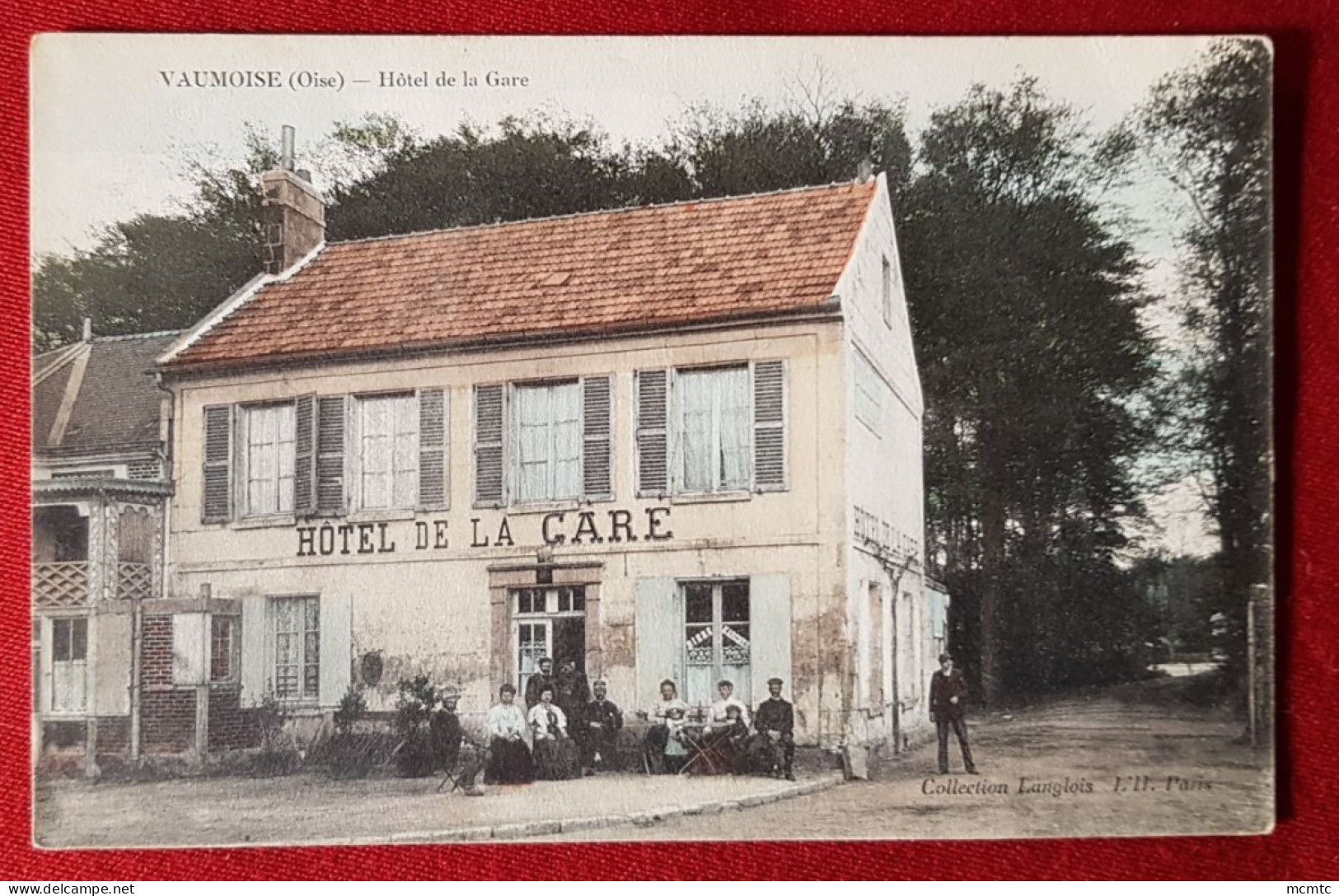 CPA  -  Vaumoise - (Oise) - Hôtel De La Gare - Vaumoise