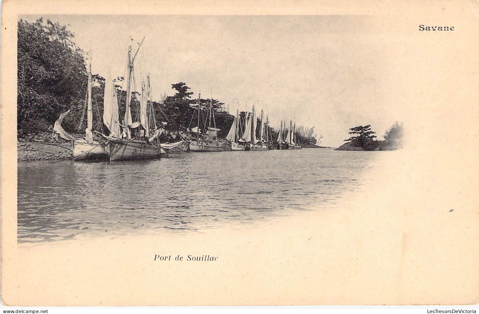 Ile Maurice - Savane - Port De Souillac - Bateau   - Carte Postale Ancienne - Maurice