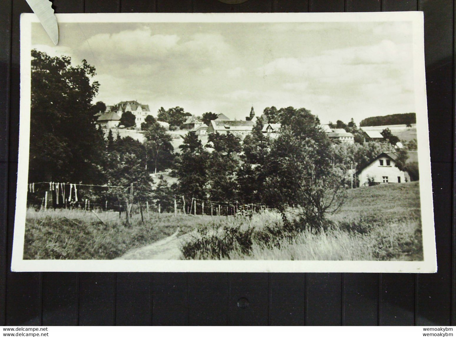 DDR: AK Von Pöhl (Vogtland) Mit 10 Pf 5-Jahrplan Aus PLAUEN Vom 4.2.59 Nach Thale (Harz) Knr: 578 - Poehl