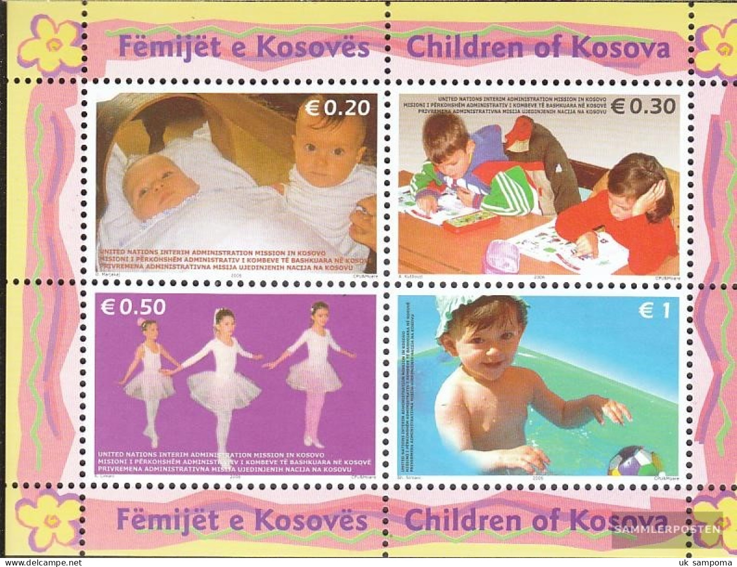 Kosovo Block2x (complete Issue) Normal Paper Unmounted Mint / Never Hinged 2006 Children - Blokken & Velletjes