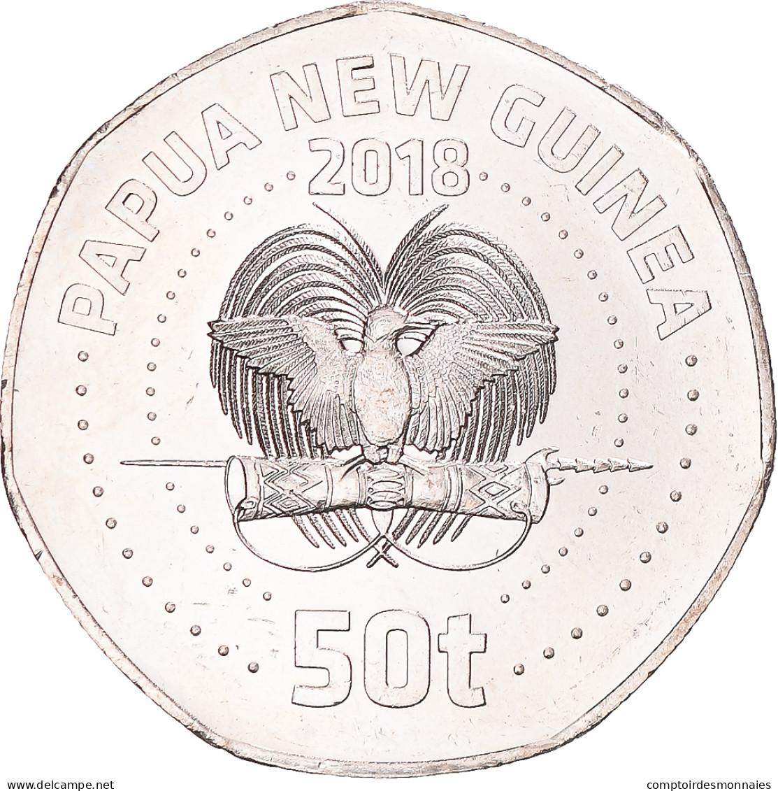 Monnaie, Papouasie-Nouvelle-Guinée, 50 Toea, 2018, Port Moresby, SPL, Du - Papoea-Nieuw-Guinea