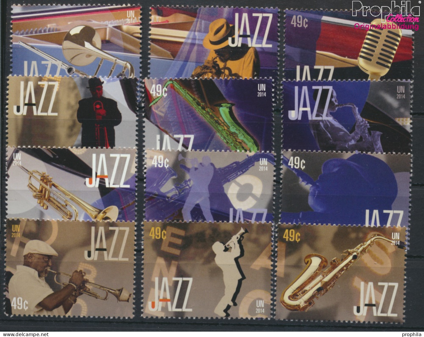 UNO - New York 1404-1415 (kompl.Ausg.) Postfrisch 2014 Tag Des Jazz (10049275 - Nuevos