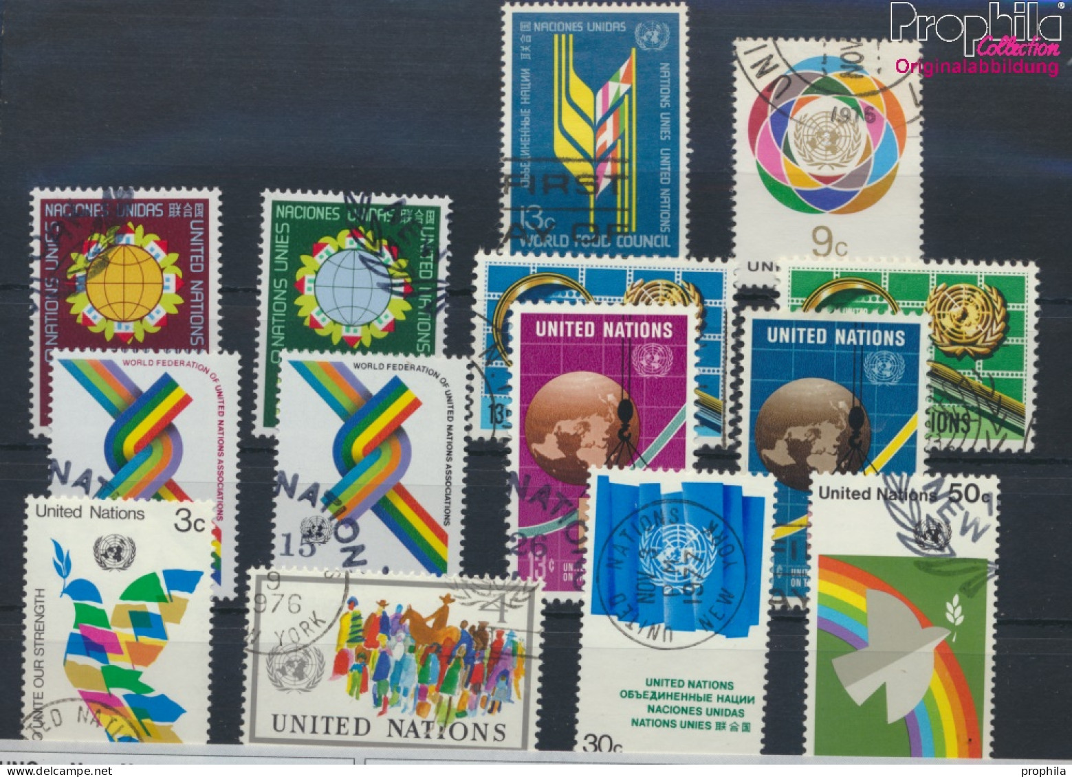 UNO - New York 289-302 (kompl.Ausg.) Jahrgang 1976 Komplett Gestempelt 1976 WFC, Postverwaltung U.a. (10063553 - Used Stamps