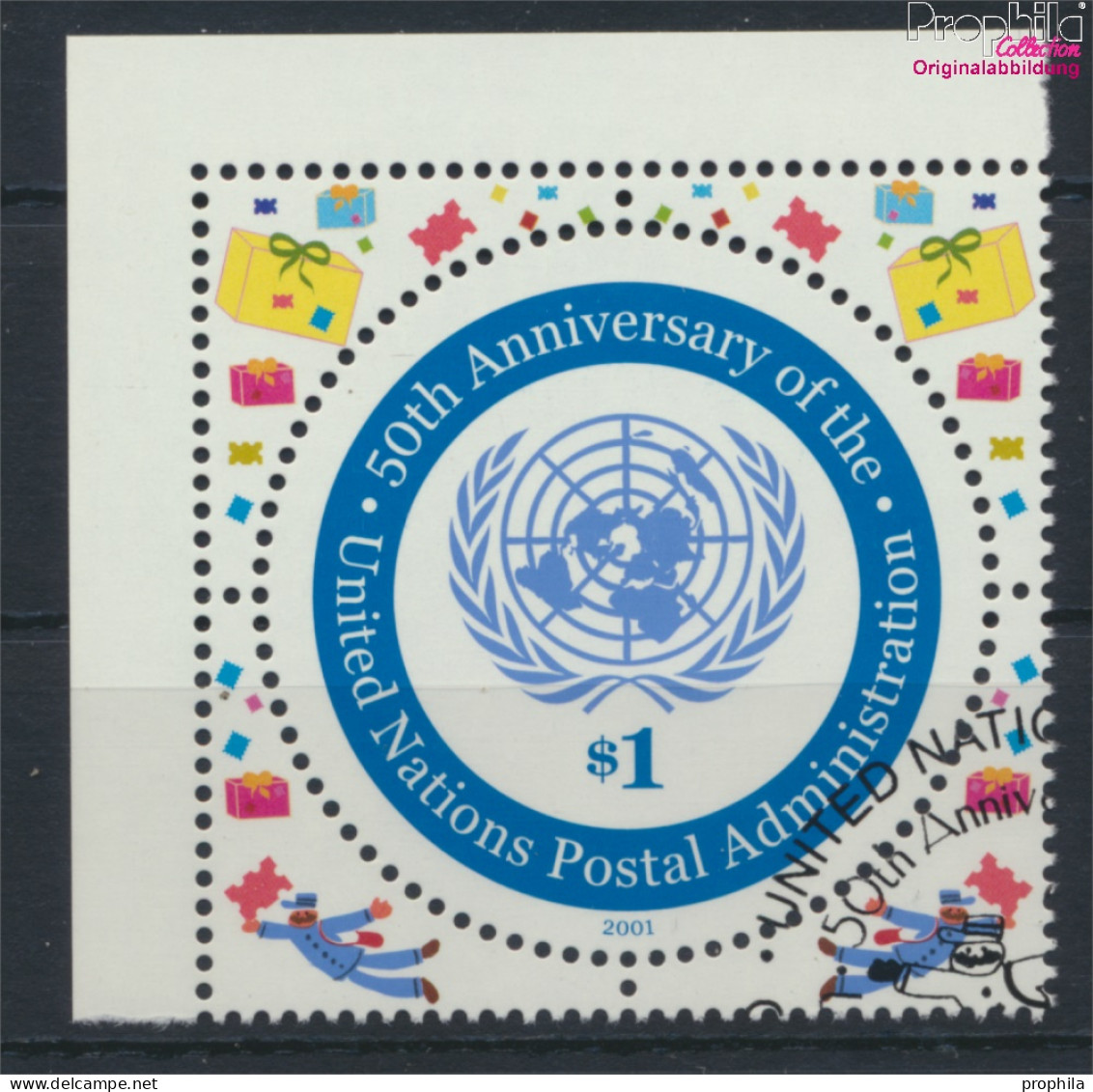 UNO - New York 883 (kompl.Ausg.) Gestempelt 2001 50 Jahre Postverwaltung (10063511 - Oblitérés
