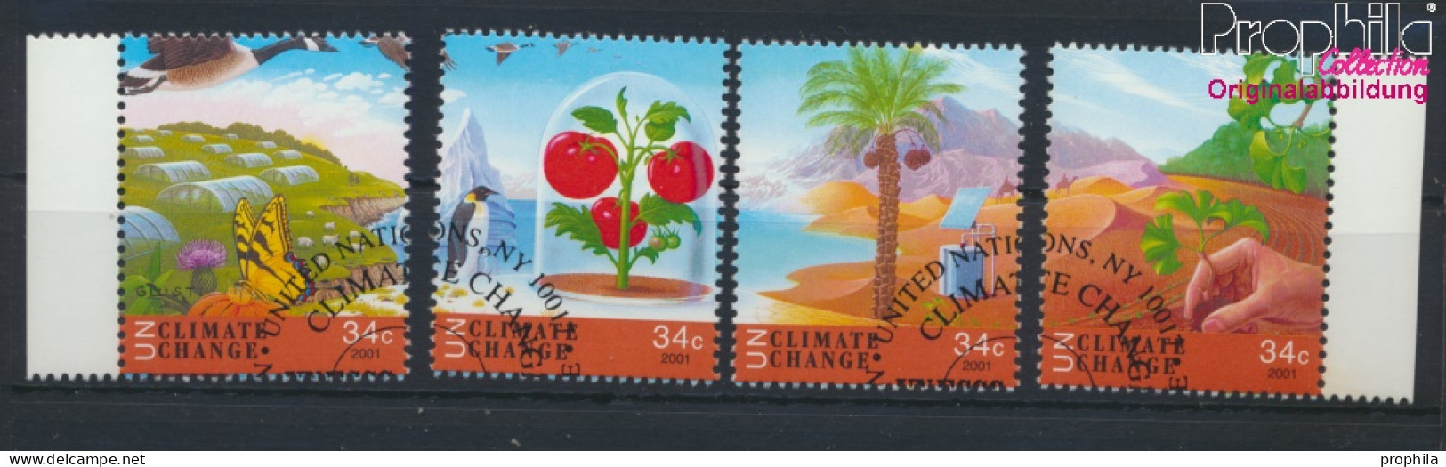 UNO - New York 884-887 (kompl.Ausg.) Gestempelt 2001 Klimaänderung (10063509 - Used Stamps