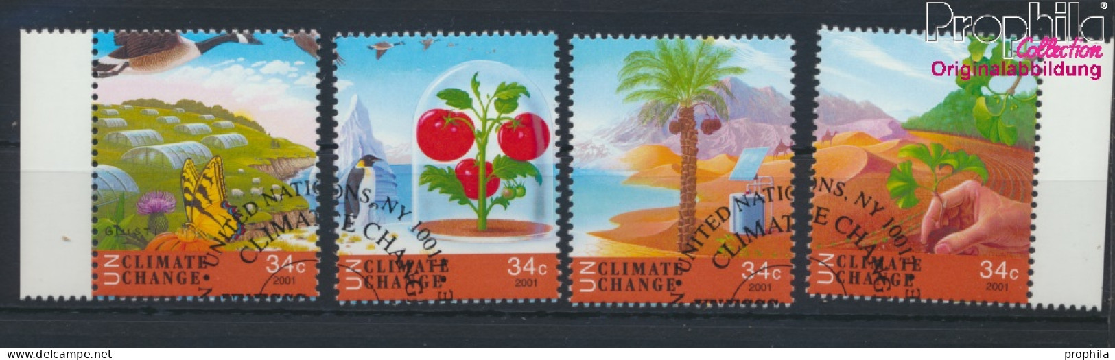 UNO - New York 884-887 (kompl.Ausg.) Gestempelt 2001 Klimaänderung (10063510 - Used Stamps