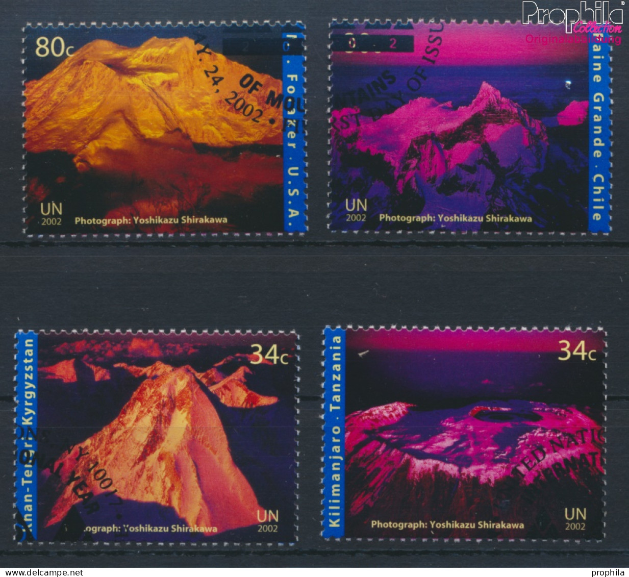 UNO - New York 896-899 (kompl.Ausg.) Gestempelt 2002 Berge (10063503 - Used Stamps