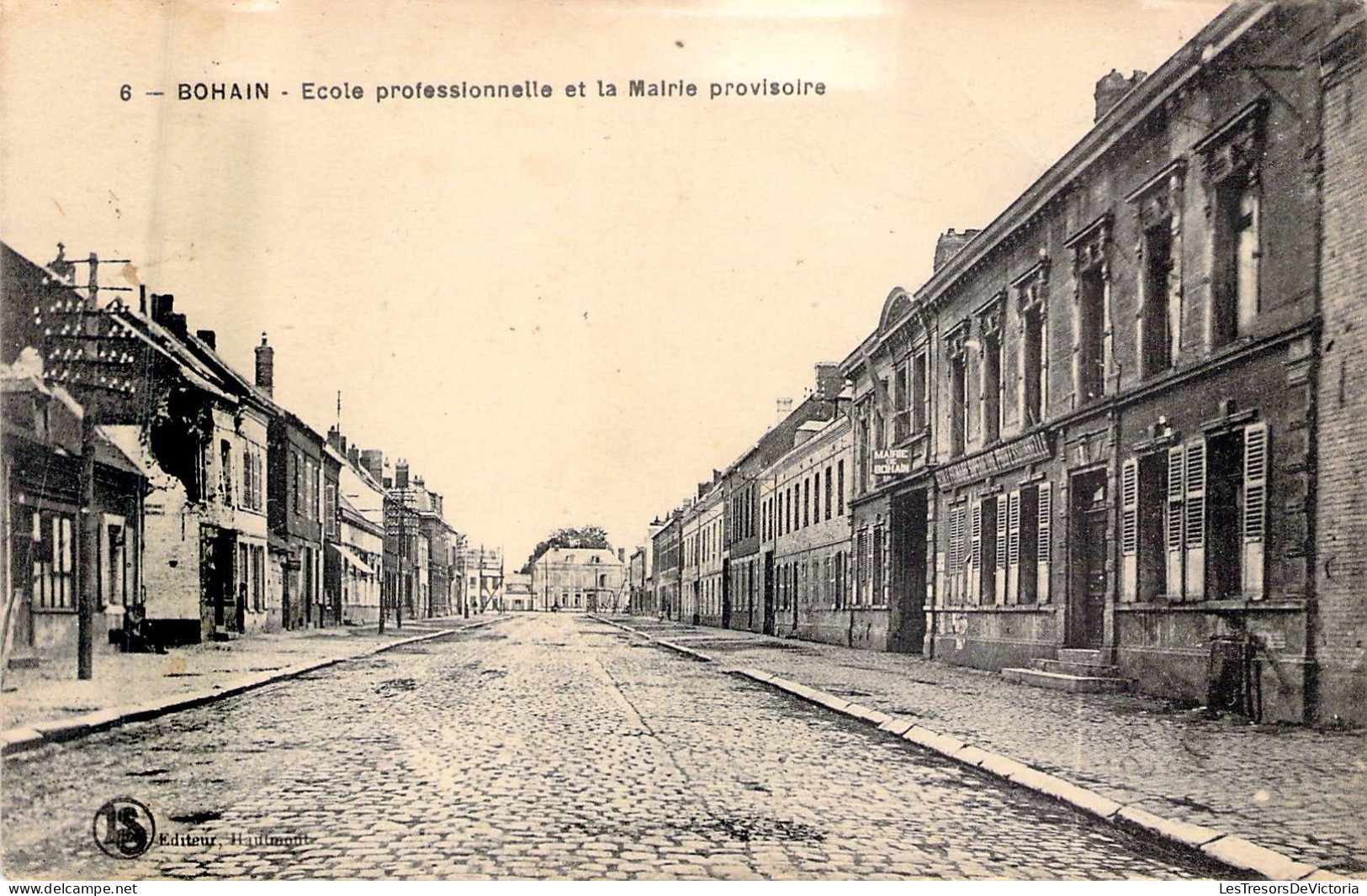 FRANCE - 02 - BOHAIN - Ecole Professionnelle Et La Mairie Provisoire - Carte Postale Ancienne - Chateau Thierry