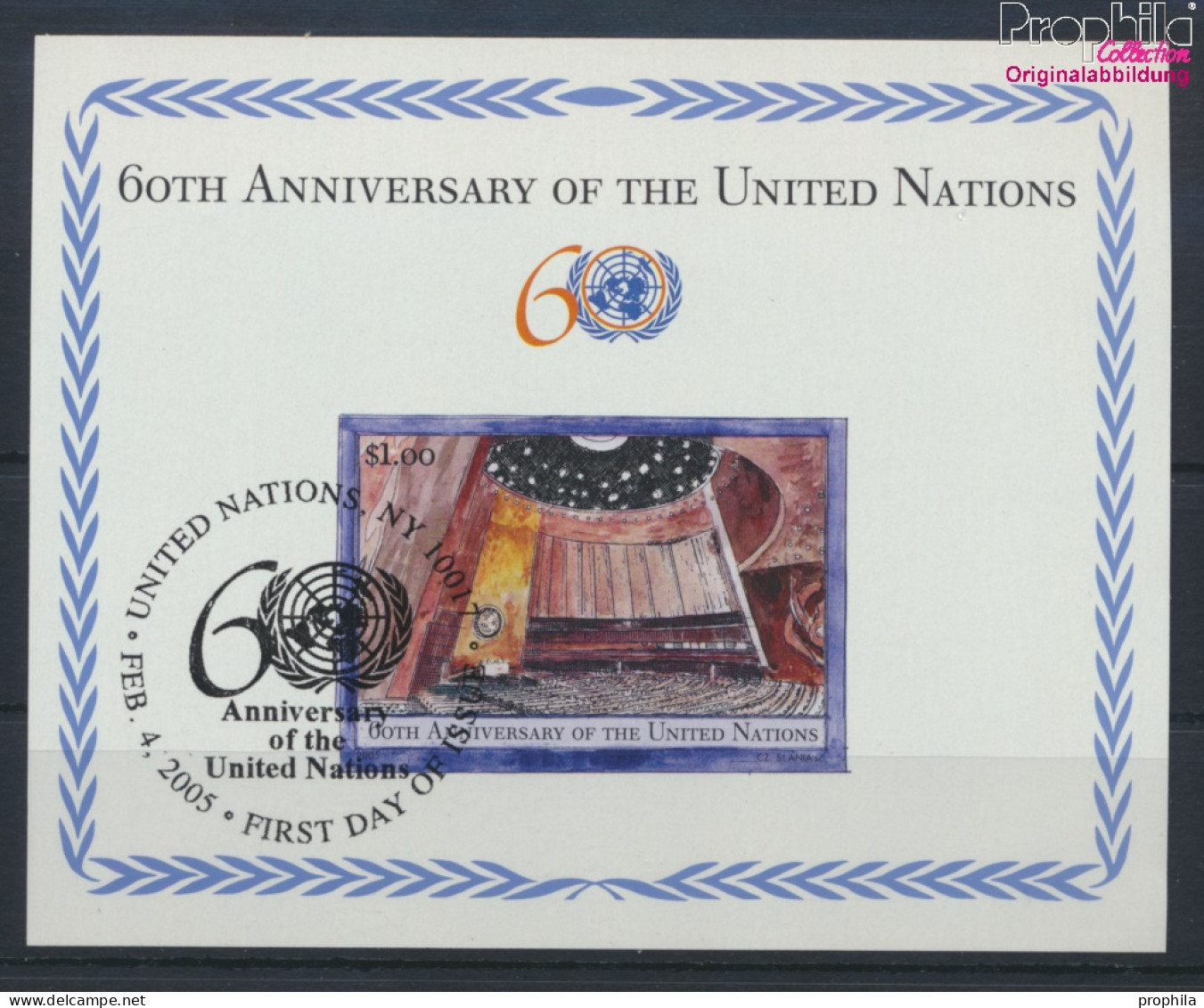 UNO - New York Block25 (kompl.Ausg.) Gestempelt 2005 UNO (10063482 - Used Stamps