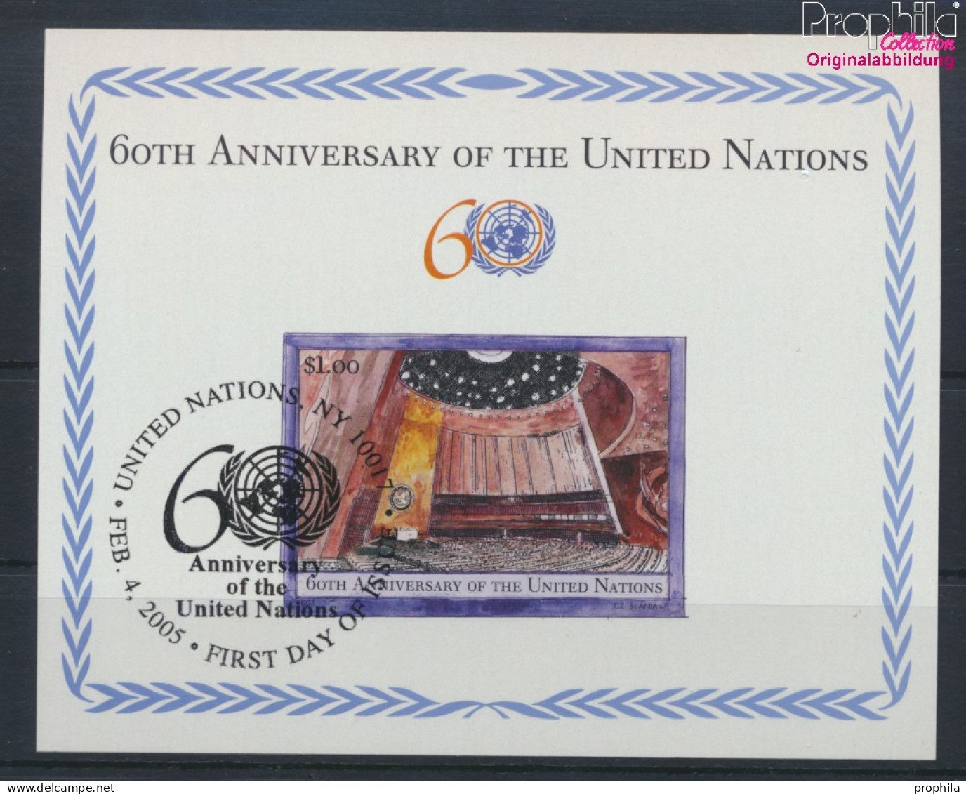 UNO - New York Block25 (kompl.Ausg.) Gestempelt 2005 UNO (10063483 - Used Stamps