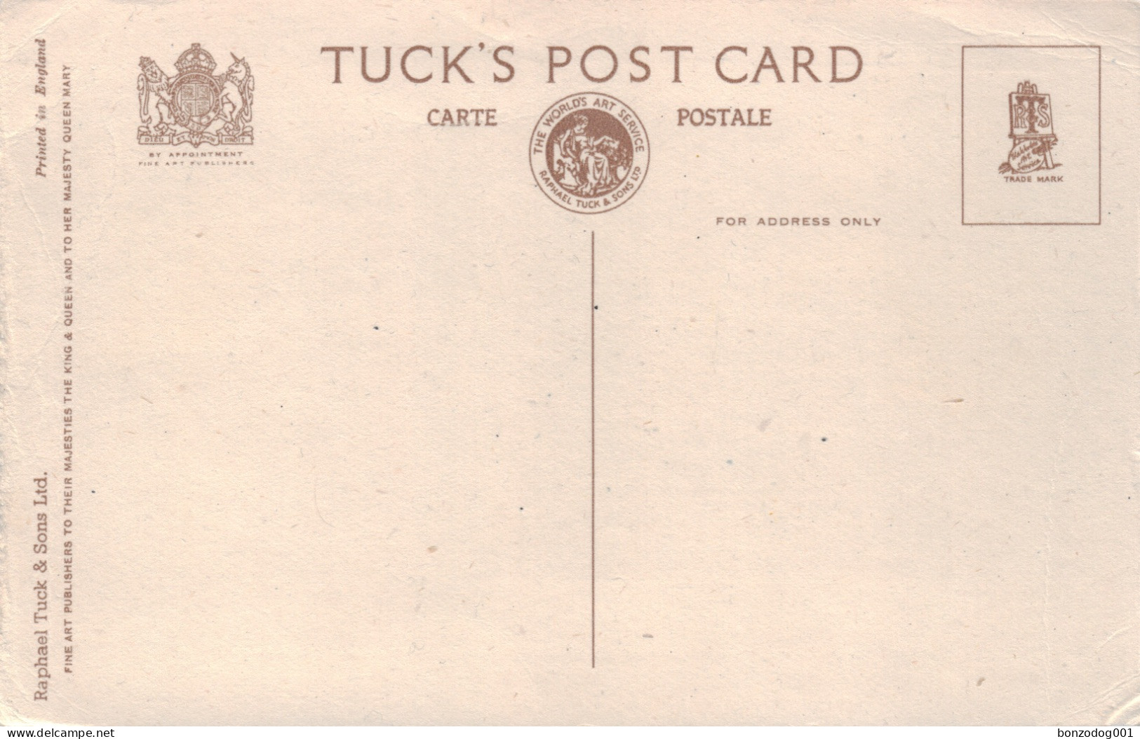 Tuck Postcard View From Flower Gardens, Westcliff-on-Sea, Essex. Unposted - Southend, Westcliff & Leigh