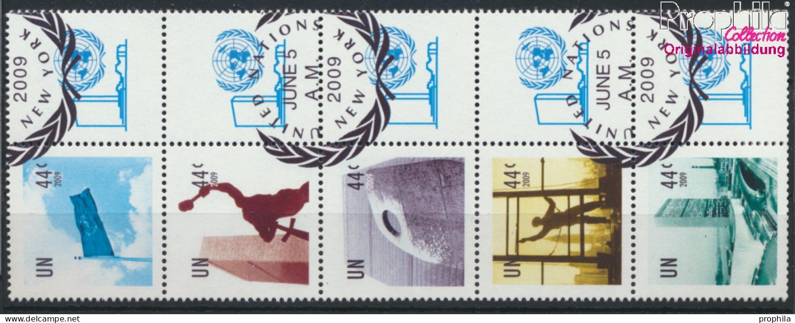 UNO - New York 1149A-1153A Zehnerblock (kompl.Ausg.) Gestempelt 2009 Grußmarken (10049237 - Used Stamps