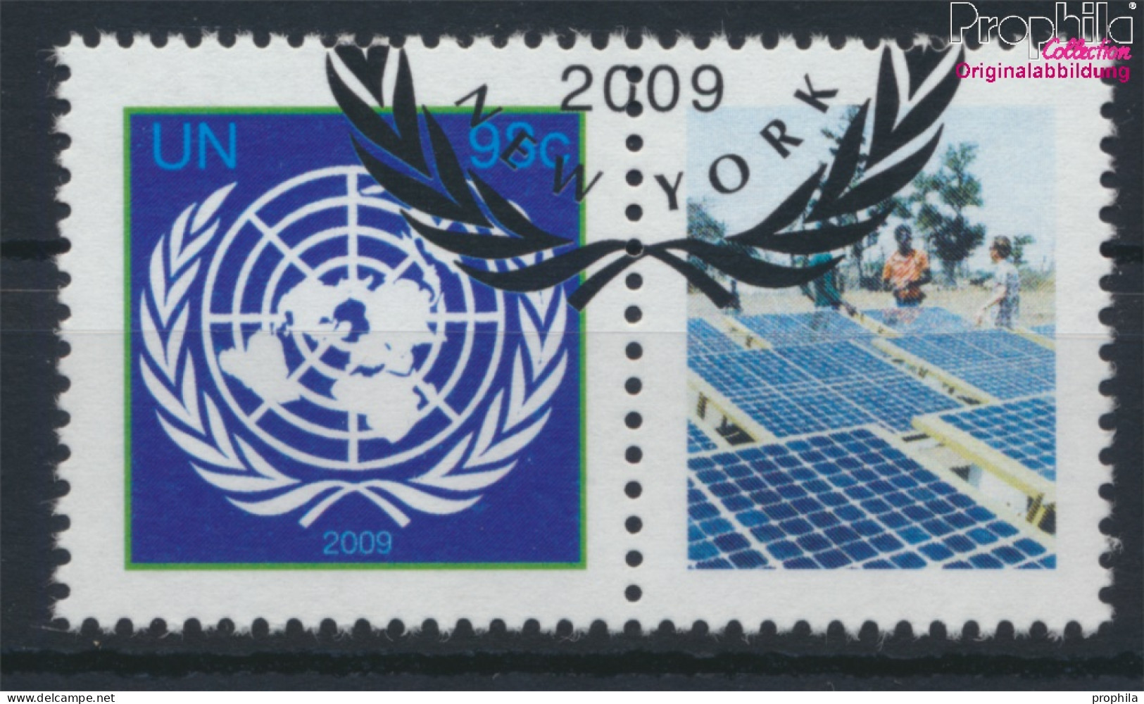 UNO - New York 1161C Zf Mit Zierfeld (kompl.Ausg.) Gestempelt 2009 Klimagipfel (10063436 - Gebraucht